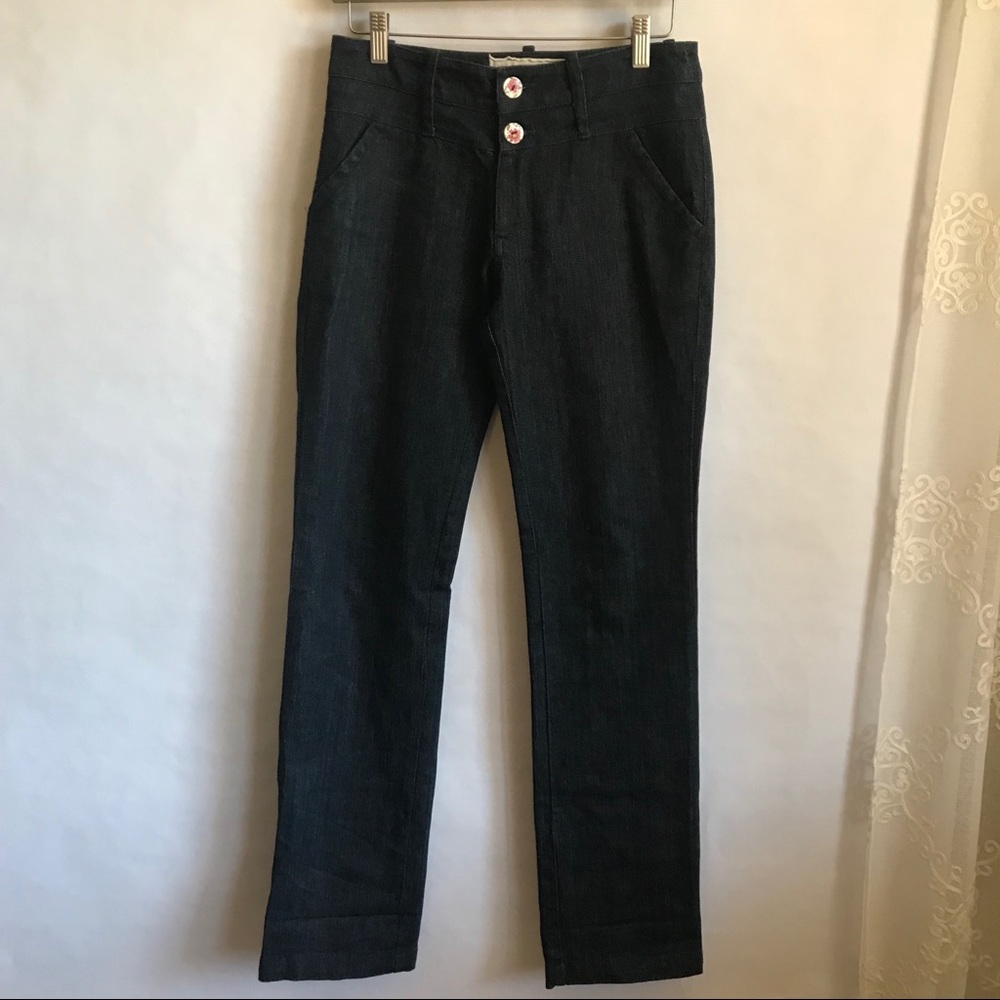 AVENTURA Dark Wash Jeans - UPCYCLED Buttons - Picture 5 of 6